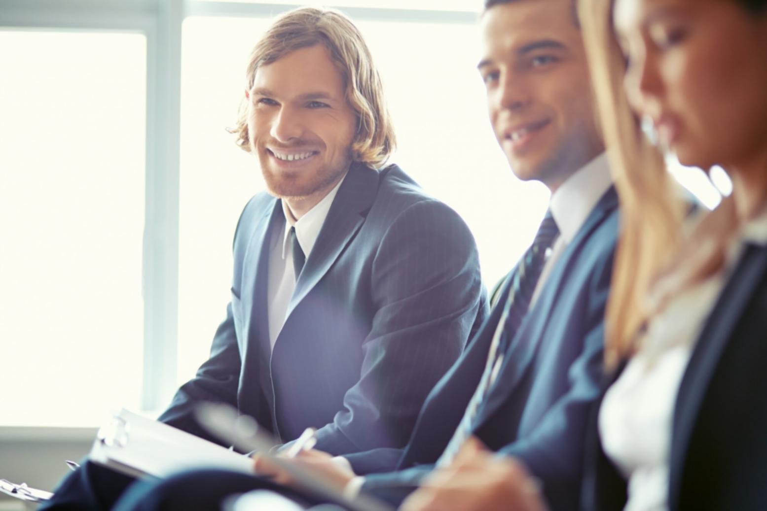 Business financial planning session with charts and growth projections